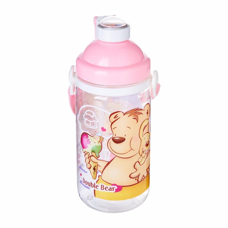Double Bear Water Bottle (Pink) 650Cc 1 S