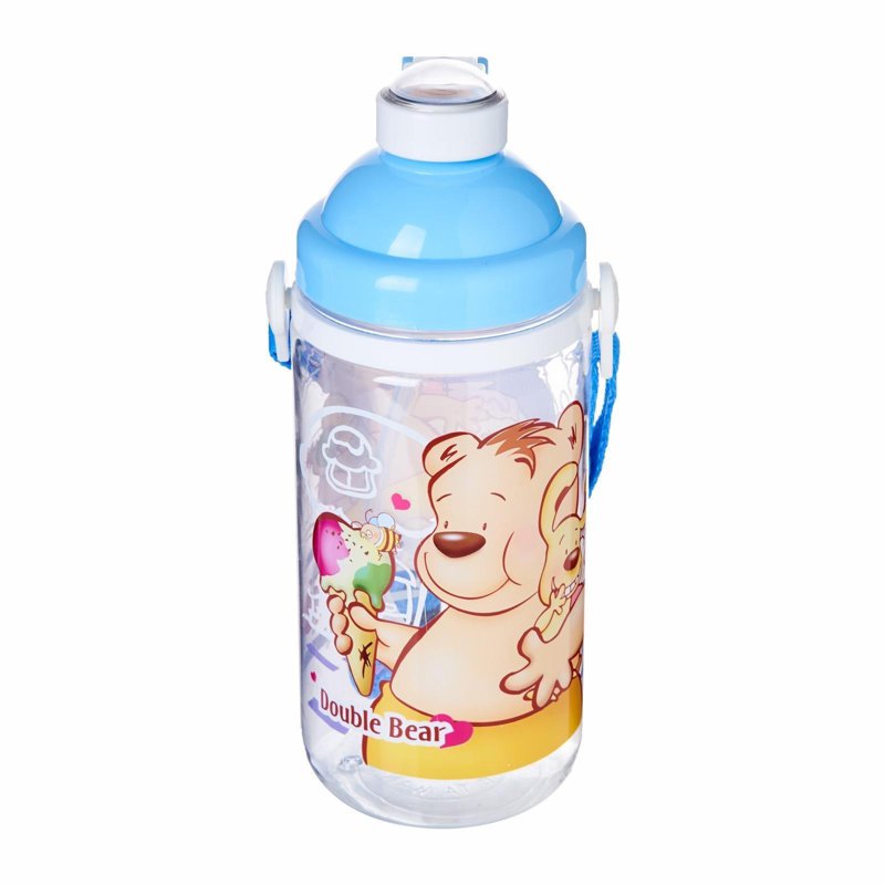 Double Bear Water Bottle (Blue) 650Cc 1 S