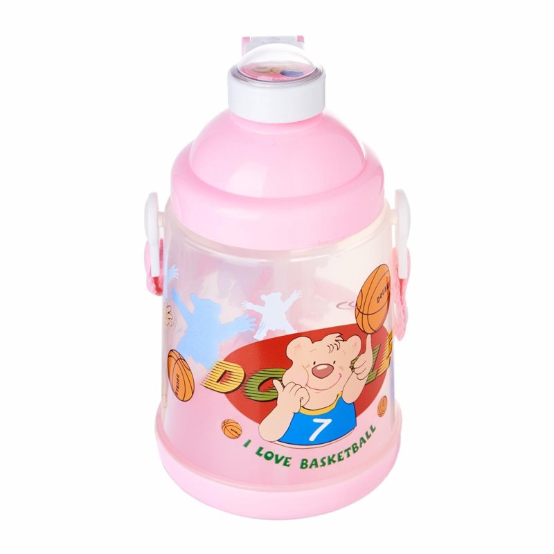 Double Bear Water Bottle (Pink) 430Cc 1 S