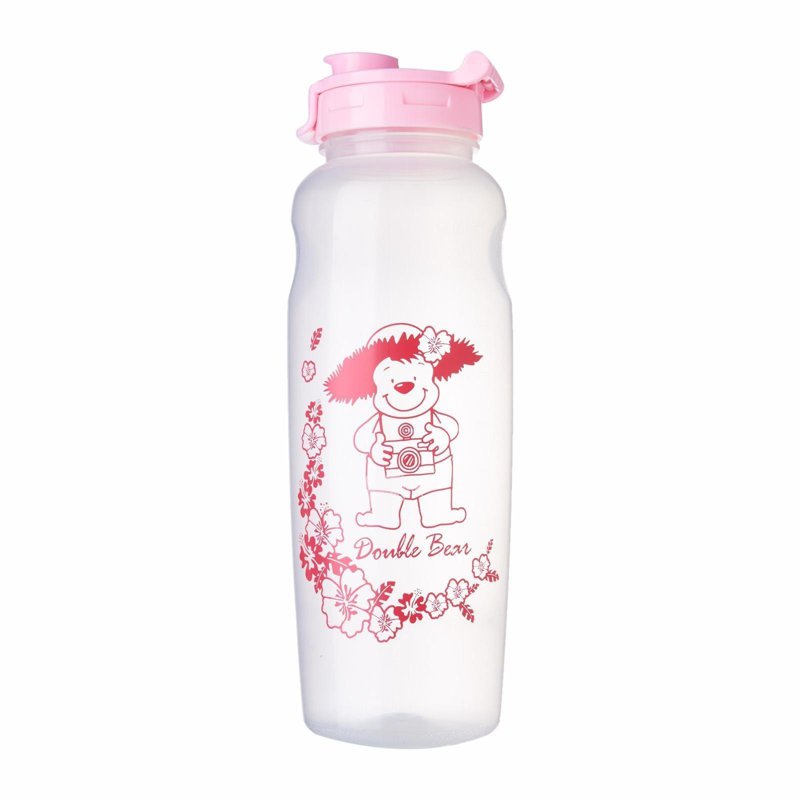 Double Bear Sport Water Bottle (Pink)