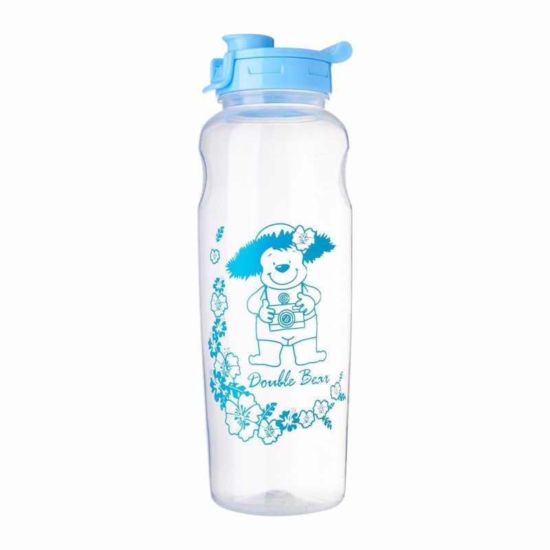 Double Bear Sport Water Bottle (Blue)