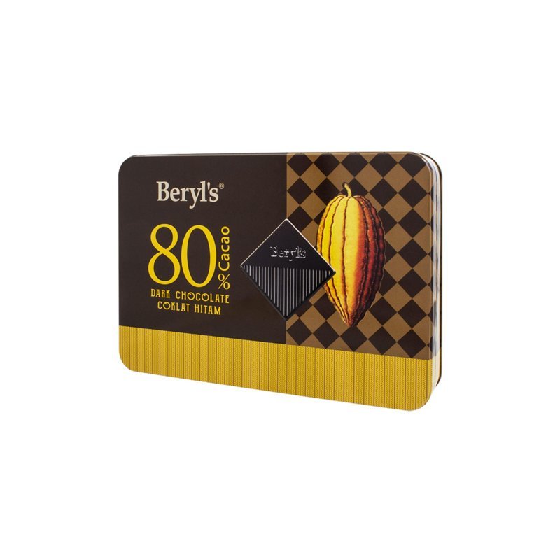 Beryl'S 80% Cacao Dark Chocolate Mini Tin