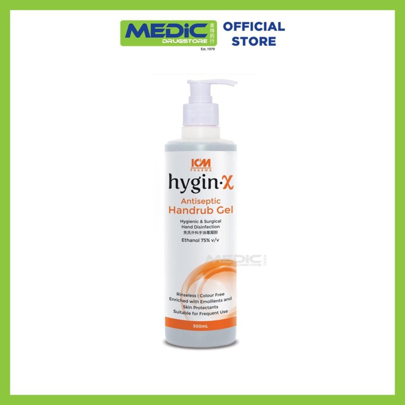 Icm Pharma Hygin-X Antiseptic Alcohol Handrub Gel