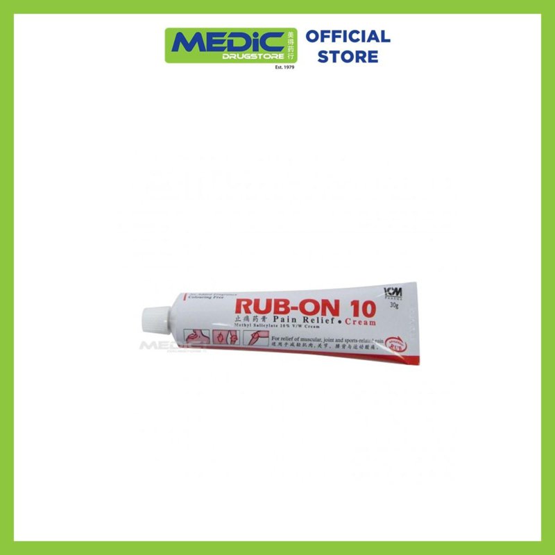 Icm Pharma Rub-On 10 Relief Cream - By Medic Drugstore