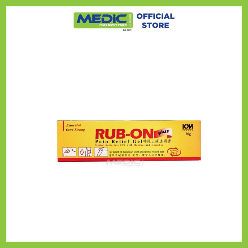 Icm Pharma Rub-On Plus Pain Relief Gel