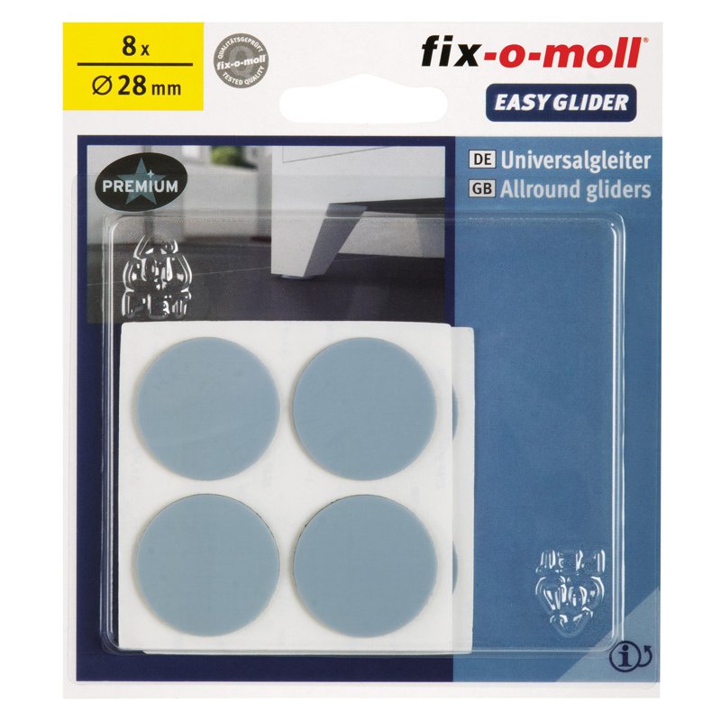 fix-o-moll FM-3566497 Easy Glider Self Adhesive 28MM