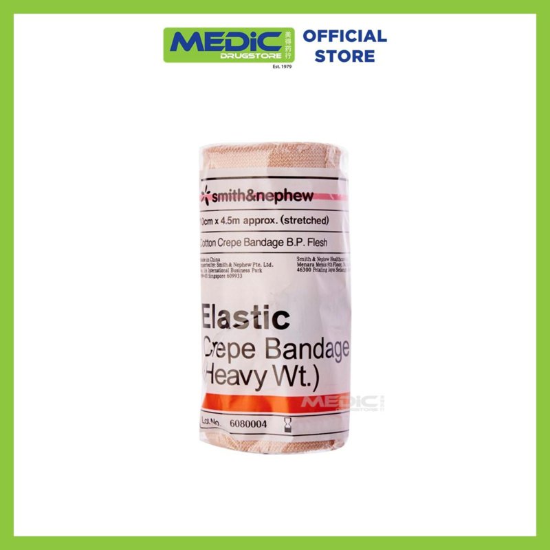 SMITH & NEPHEW Elastic Cotton Crepe Bandage HV WT 10Cm x 4.5M 1 S