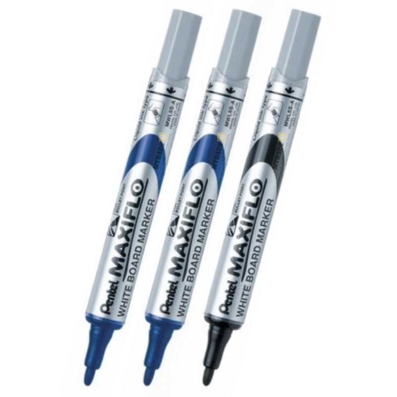 Pentel MAXIFLO Whiteboard Marker MWL5S-CCA 3 S