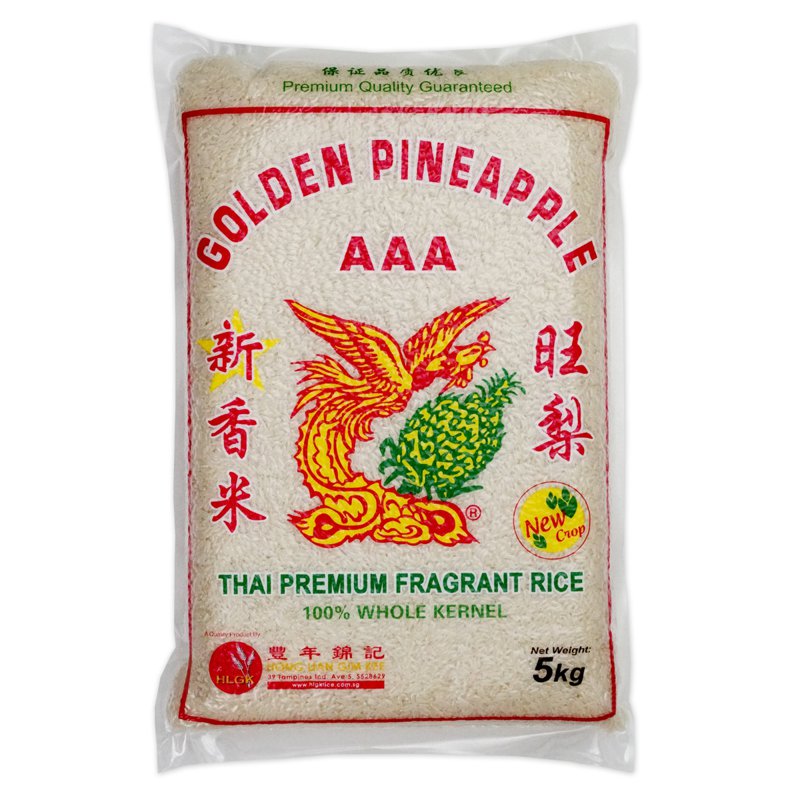 Golden Pineapple Thai Fragrant Rice ( New Crop ) 5 KG