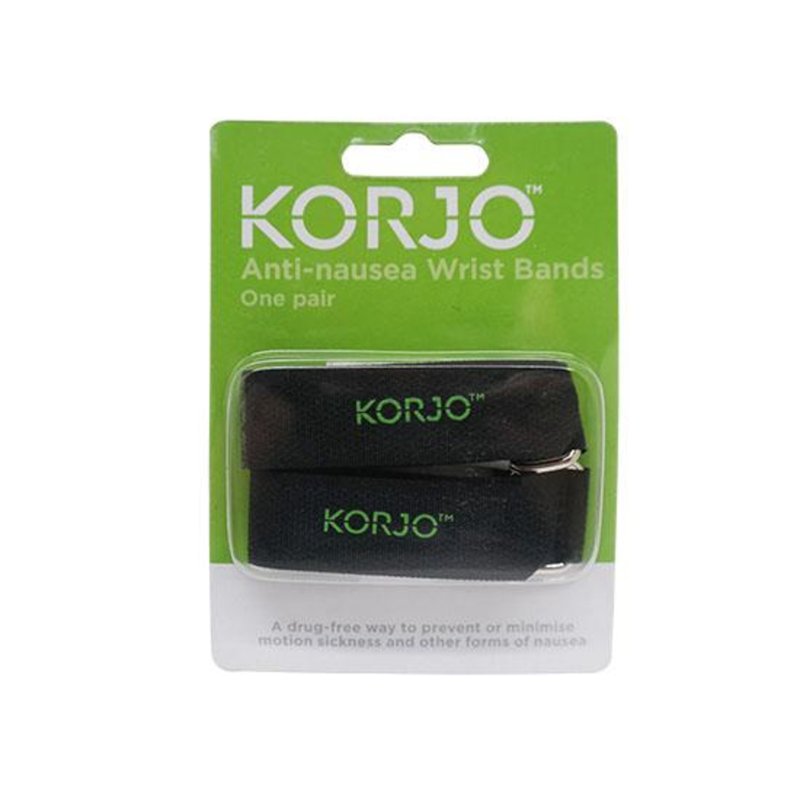 KORJO Anti-nausea Wrist Bands (One Pair) 1 PC