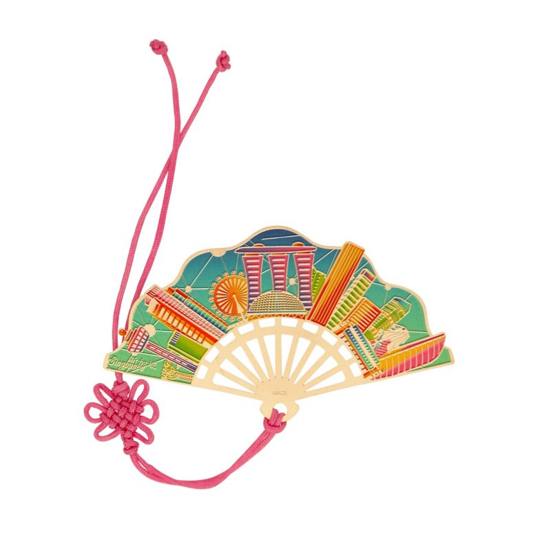 ACE Colour Metal Bookmark - SG Skyline 1 1 PC