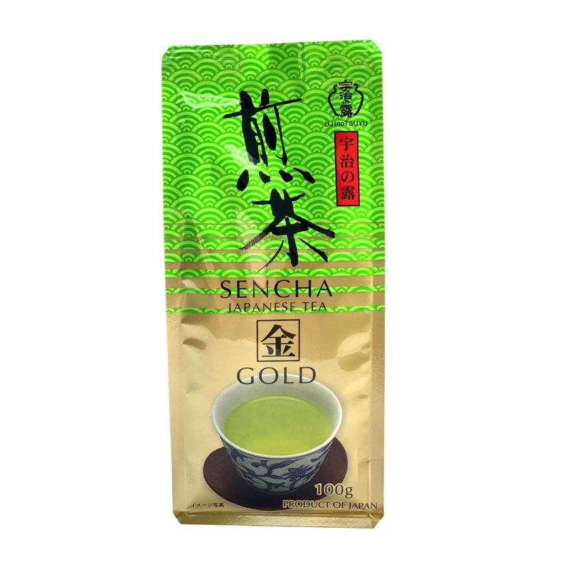 Ujinotsuyu Sencha Green Tea Leaves (Gold)