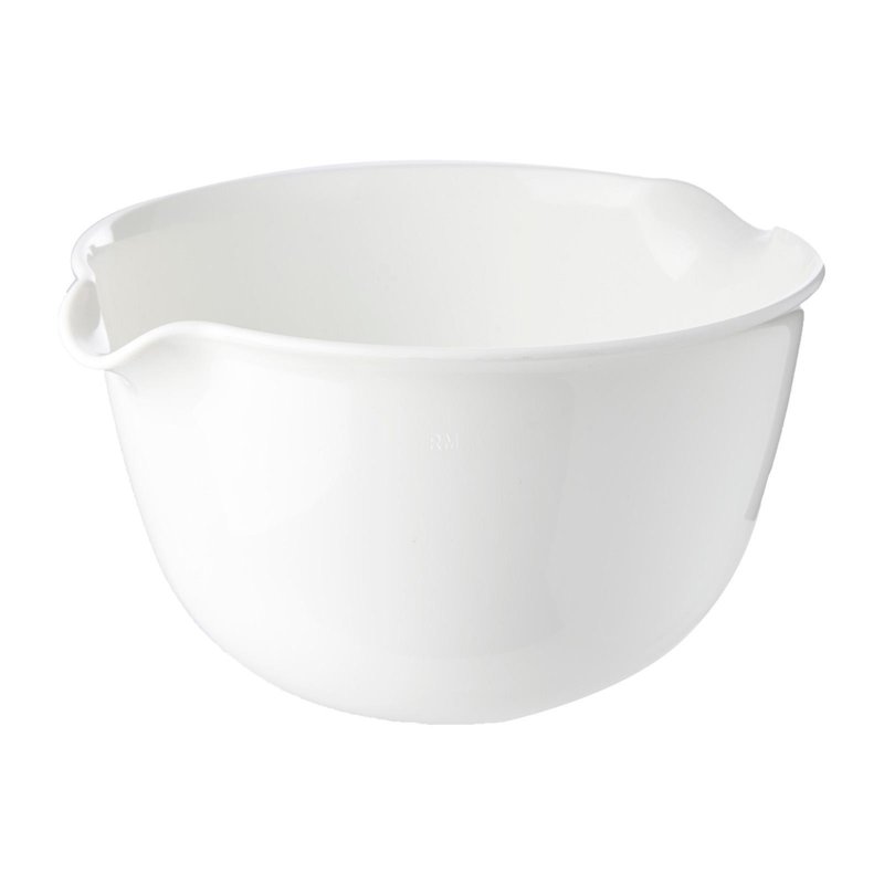 Inomata White Plastic Mixing Bowl 1 S