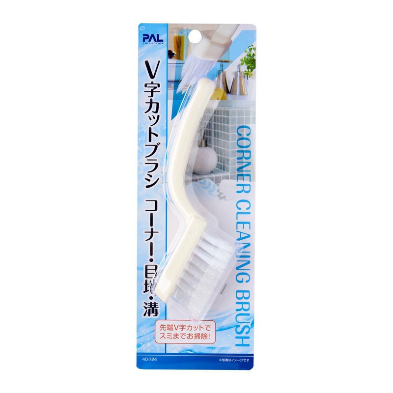 PAL Collection Corner Cleaning Brush With White Handle 1 S