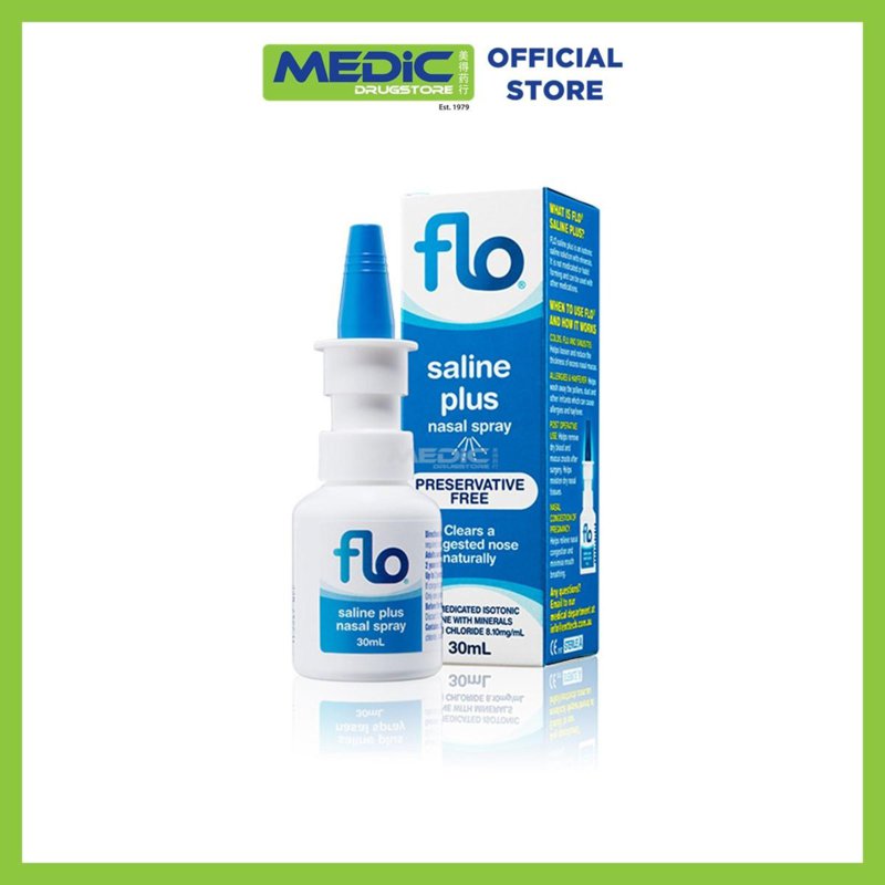 Flo Saline Plus Nasal Spray
