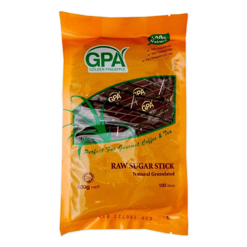 GPA Sugar - 100% Natural Raw Sugar Sticks ( x )
