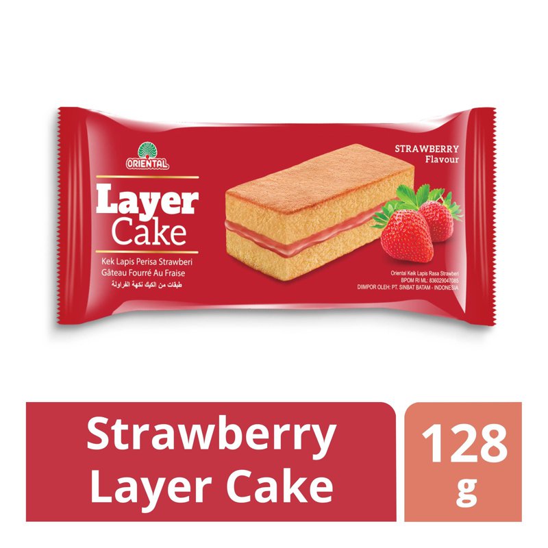 Oriental Layer Cake Strawberry Flavour
