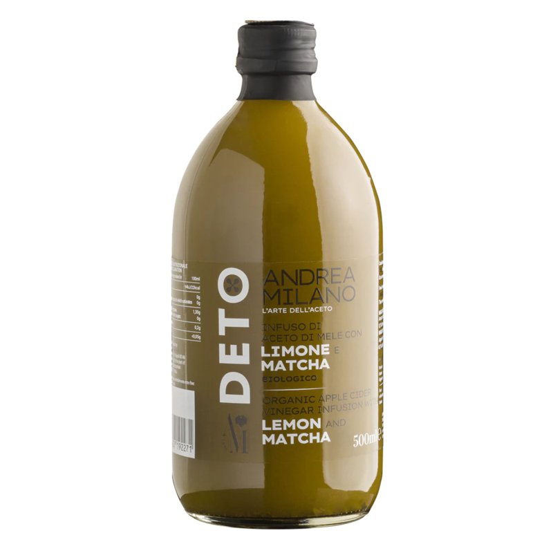 Detox (Milano) Organic Acv With Mother - Lemon & Matcha