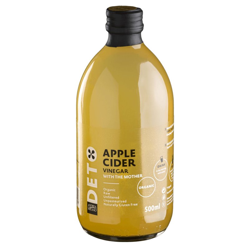 Detox (Milano) Organic Apple Cider Vinegar w Mother