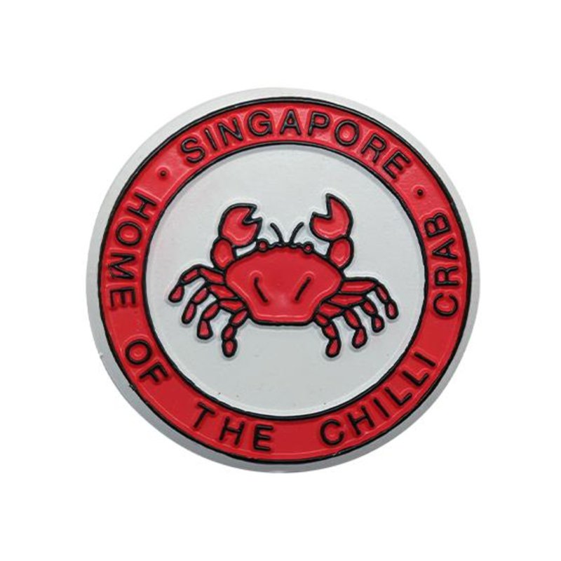 Ace Rubberised Fridge Magnet - Chilli Crab