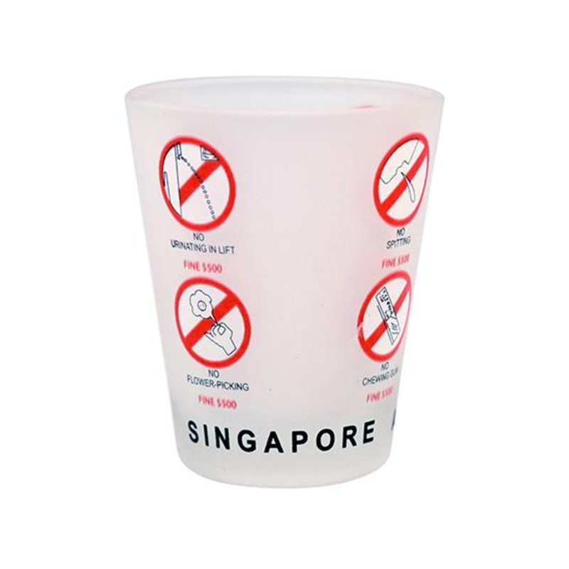 Ace Frosted Shot Glass - Fine Icons