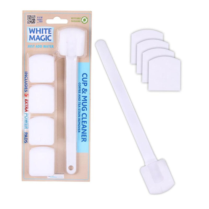 White Magic Cup And Mug Cleaner + 4 Refills 1 S