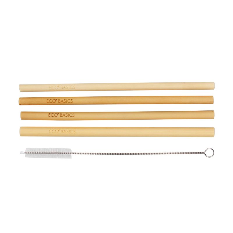 White Magic Eco Basics Reusable Bamboo Straws 1 S