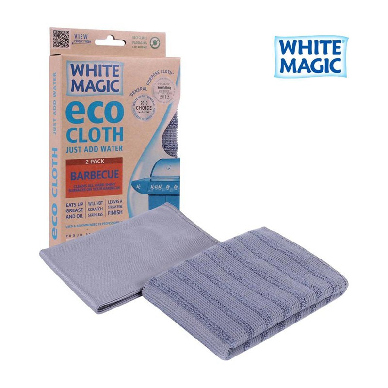 White Magic Eco Cloth Barbecue 2 Pack 1 S