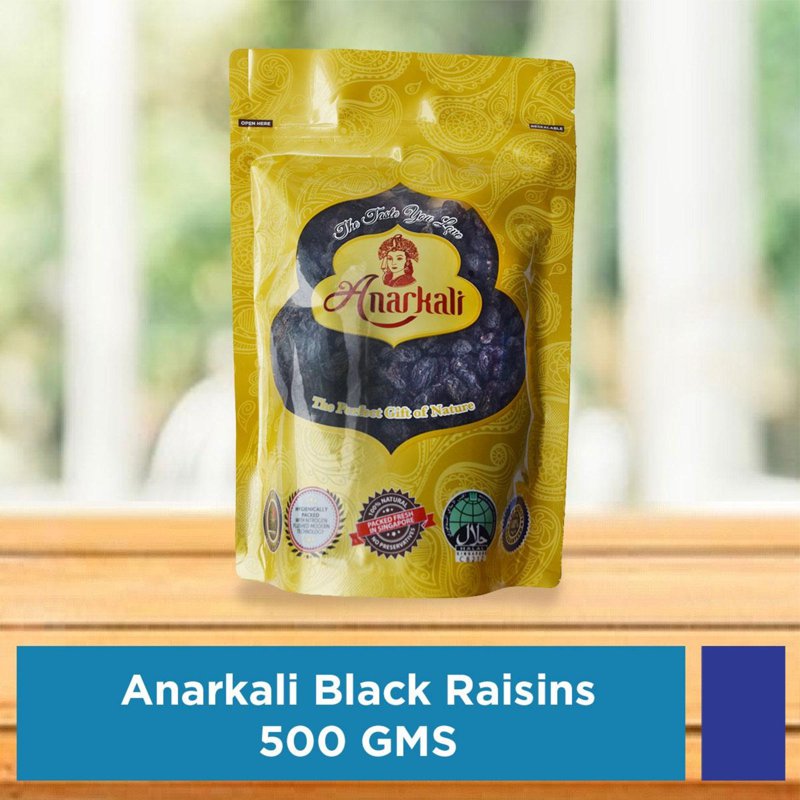 Anarkali Black Raisins