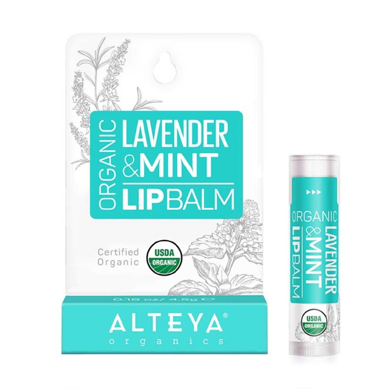 Alteya Organics Lip Balm - Lavender & Mint