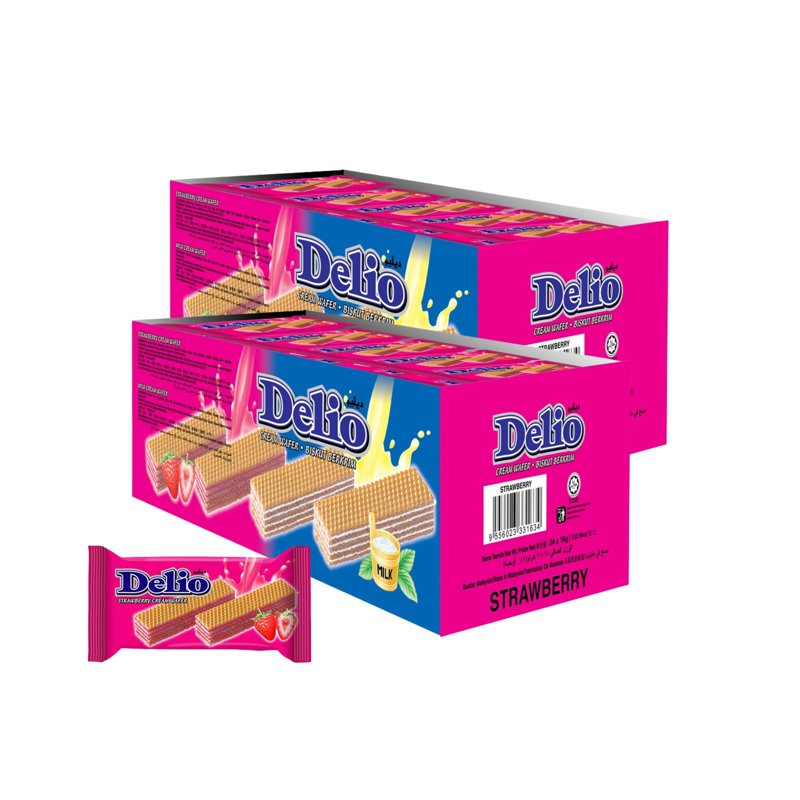 Oriental Delio Wafer - Strawberry Cream