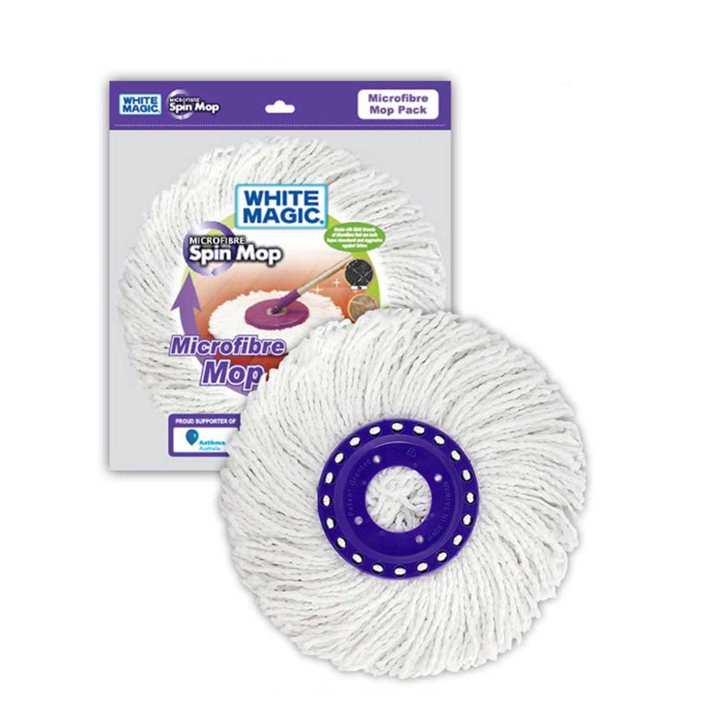 White Magic Microfiber Mop Head