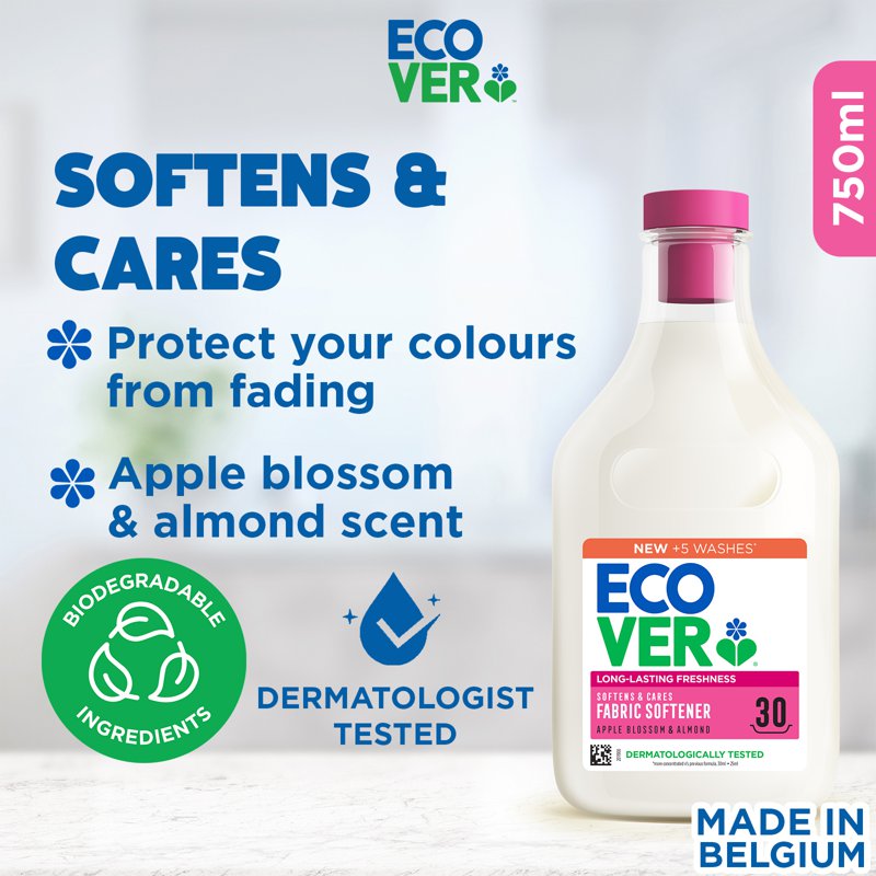 Ecover DC-Fabric Softener - Apple Blossom & Almond