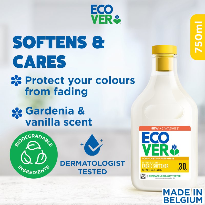 Ecover DC-Fabric Softener - Gardenia & Vanilla