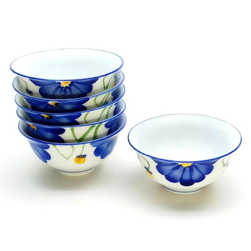 Ciya Hand Paint 3.6 Inch Porcelain Sauce Bowl 6 S