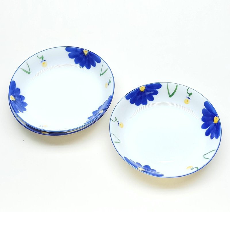 Ciya Hand Paint 7 Inch Porcelain Coup Dish 3 S