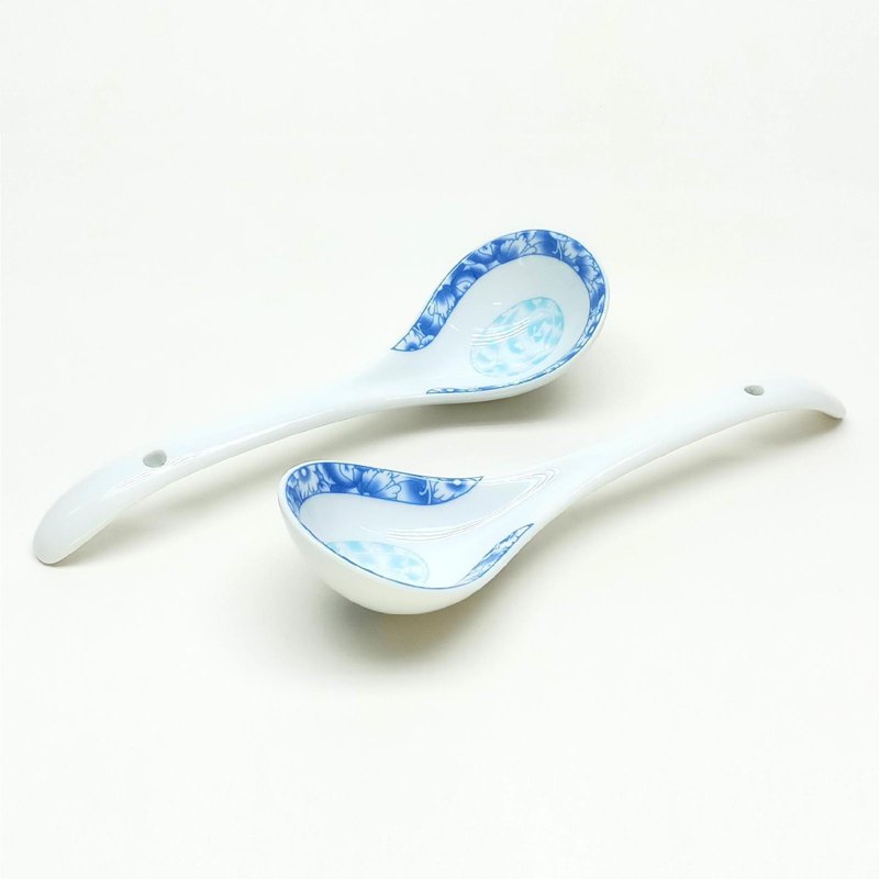 Ciya Korean Blossom 9 Inch Porcelain Ladle 2 S