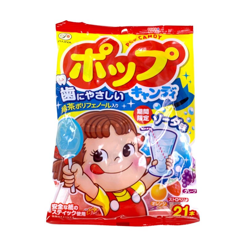 Fujiya Assorted Lollipop Candy (21sticks)