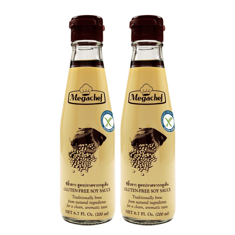 Megachef Soy Sauce - Gluten Free 2 x 200 ML