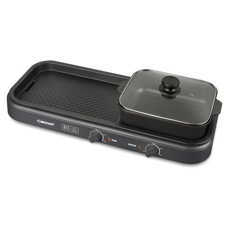 Cornell 2in1 Table Top Grill with Hotpot Set 1 S
