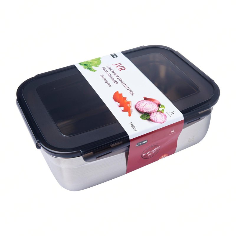 JVR Stainless Steel Food Container Rectangular