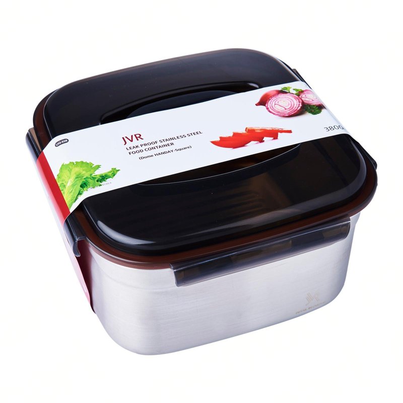 JVR Stainless Steel Food Container Square