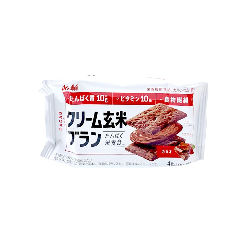 ASAHI Balance Up Cream Genmai Bran - Cacao