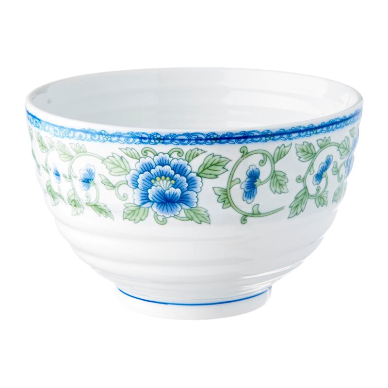 Cheng's Porcelain Rice Bowl 5" (Blue Flowers Design)