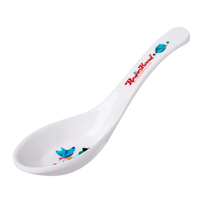 Mido Melamine Spoon (Red Hood - Blue)