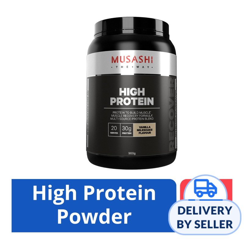 Musashi High Protein Muscle Building Powder - Vanilla