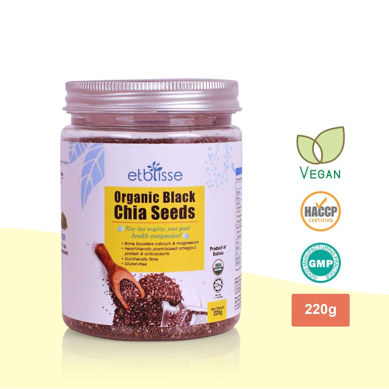 Etblisse Etblisse Organic Chia Seed - Plant Based Omega 3