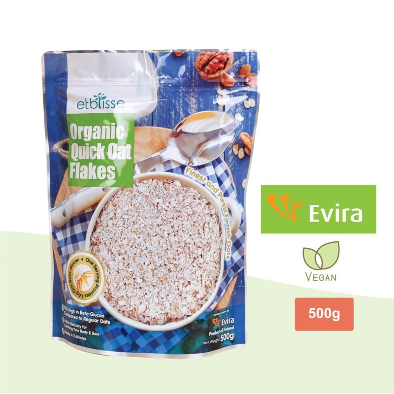 Etblisse Etblisse Organic Quick Oat Flakes 500 G