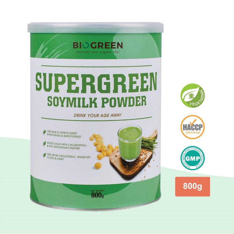BIOGREEN BIOGREEN Supergreen Soymilk - Organic Liver Health