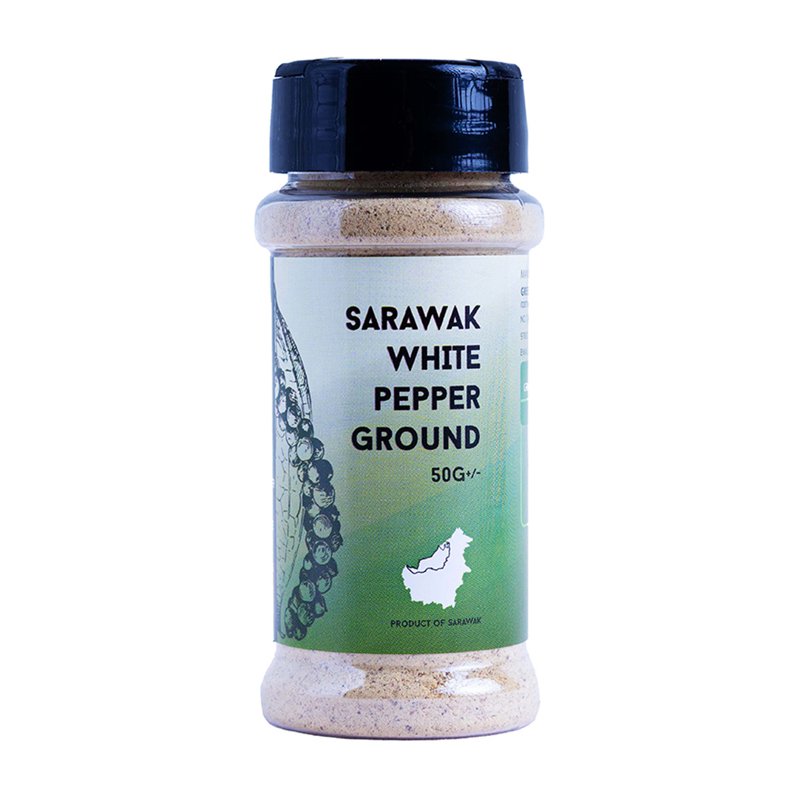 GWS Sarawak White Pepper Ground (Bottle)